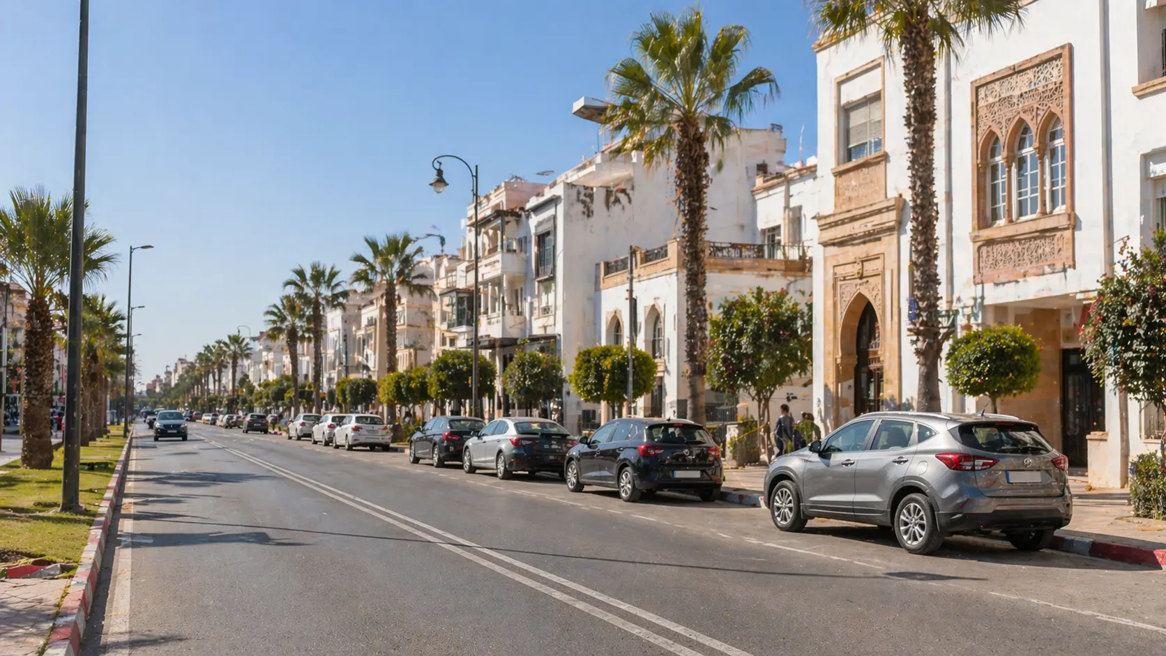 Parking in Agadir downtown with a rental car — where to park and what it costs