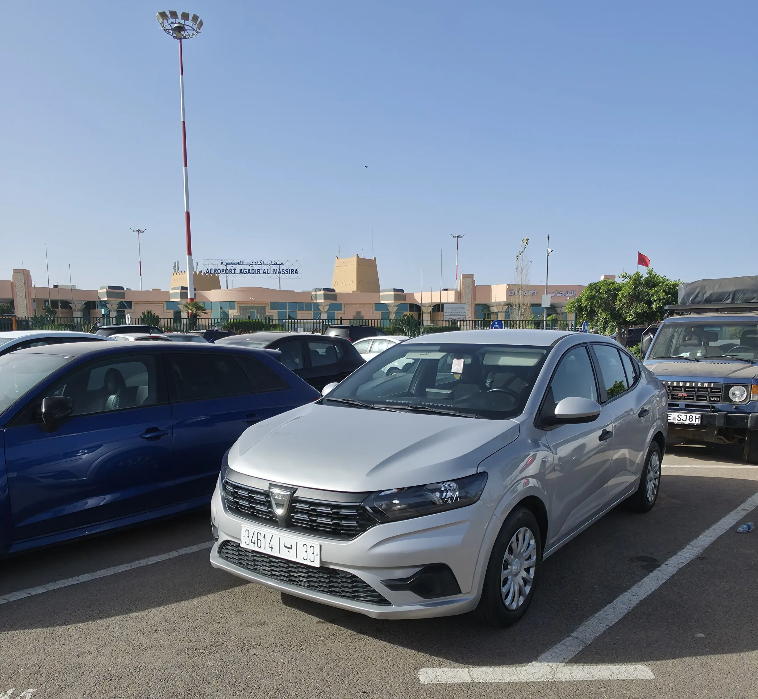 Agadir Al Massira Airport arrivals terminal — Tika Driver Cars pickup service