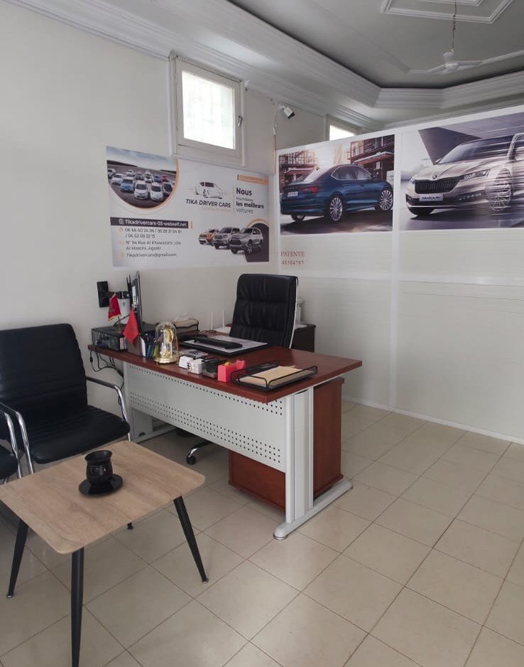 Tika Driver Cars office — N° 94 Av. Al Khawarizmi, Agadir downtown